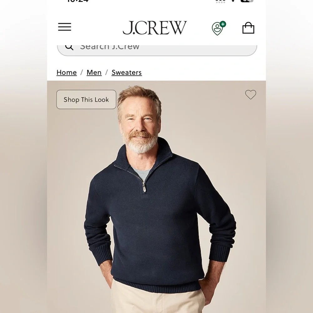 J. CREW Cotton Sweater